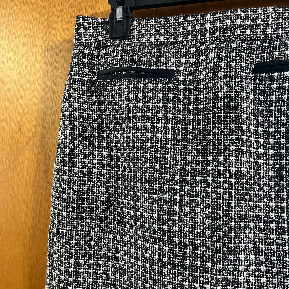 Worthington Black and White Speckled Size 10 Pencil Skirt - Picture 5 of 9